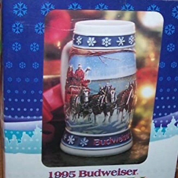 1995 Budweiser - “Lighting The Way Home” Holiday Stein - Picture 16 of 16
